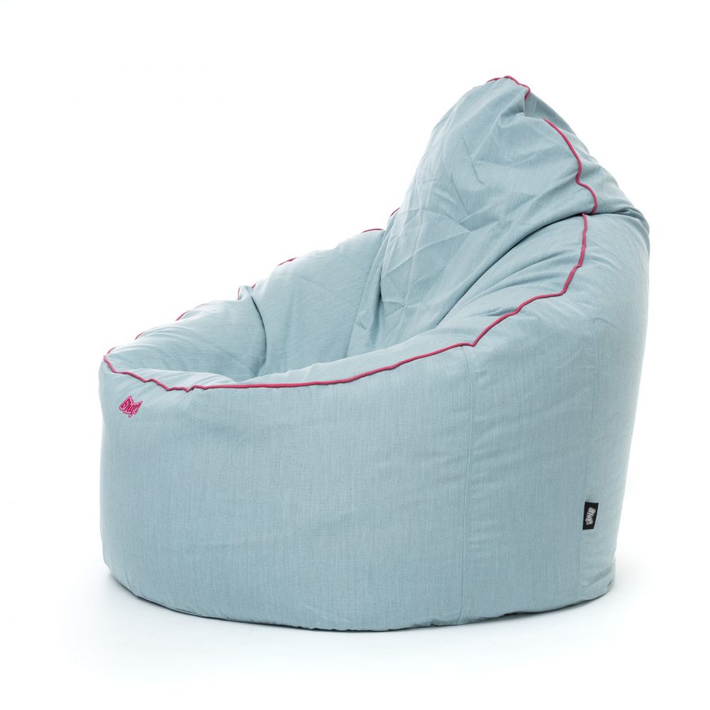 Paradiso / SUNBRELLA 3793 Mineral Blue Chiné (Pink) PAS